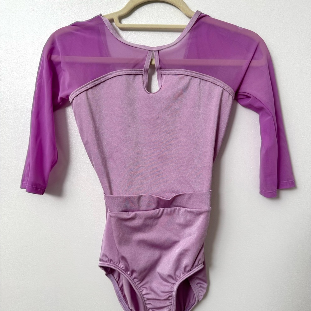 Purple Long Sleeve Leotard by Tiler Peck